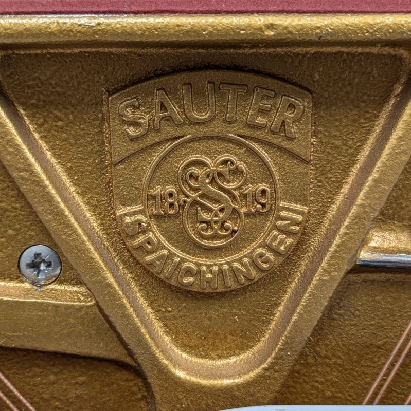Sauter 110 Upright piano detail photo 6 - Roberts Pianos