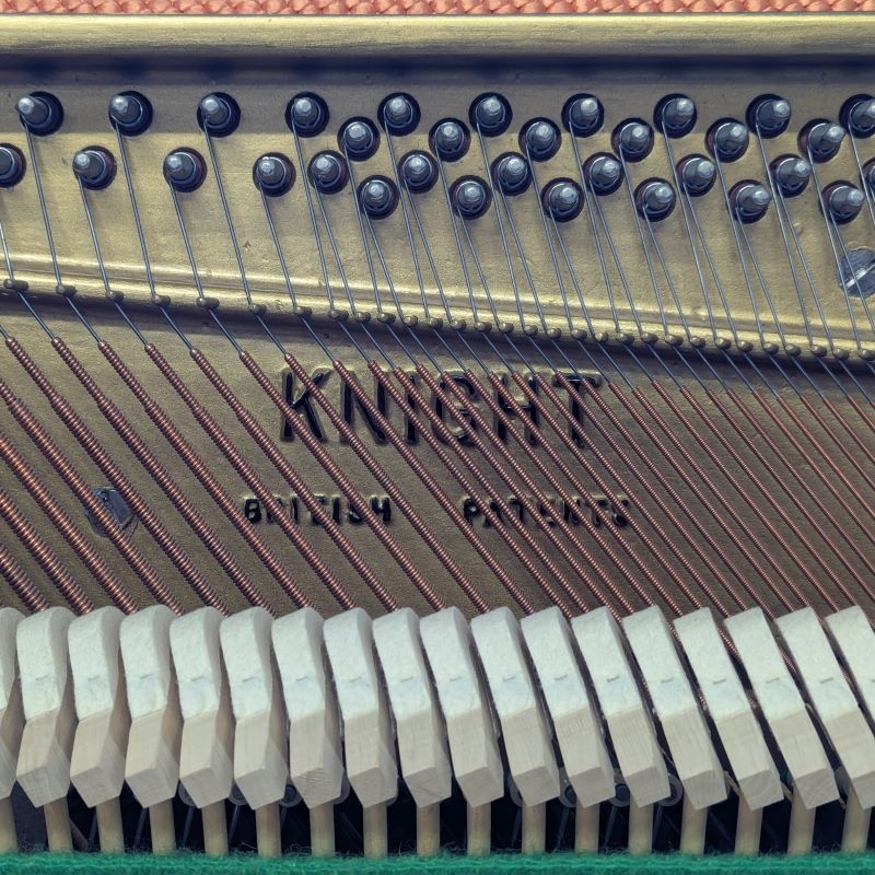 Knight K10 Upright piano detail photo 7 - Roberts Pianos
