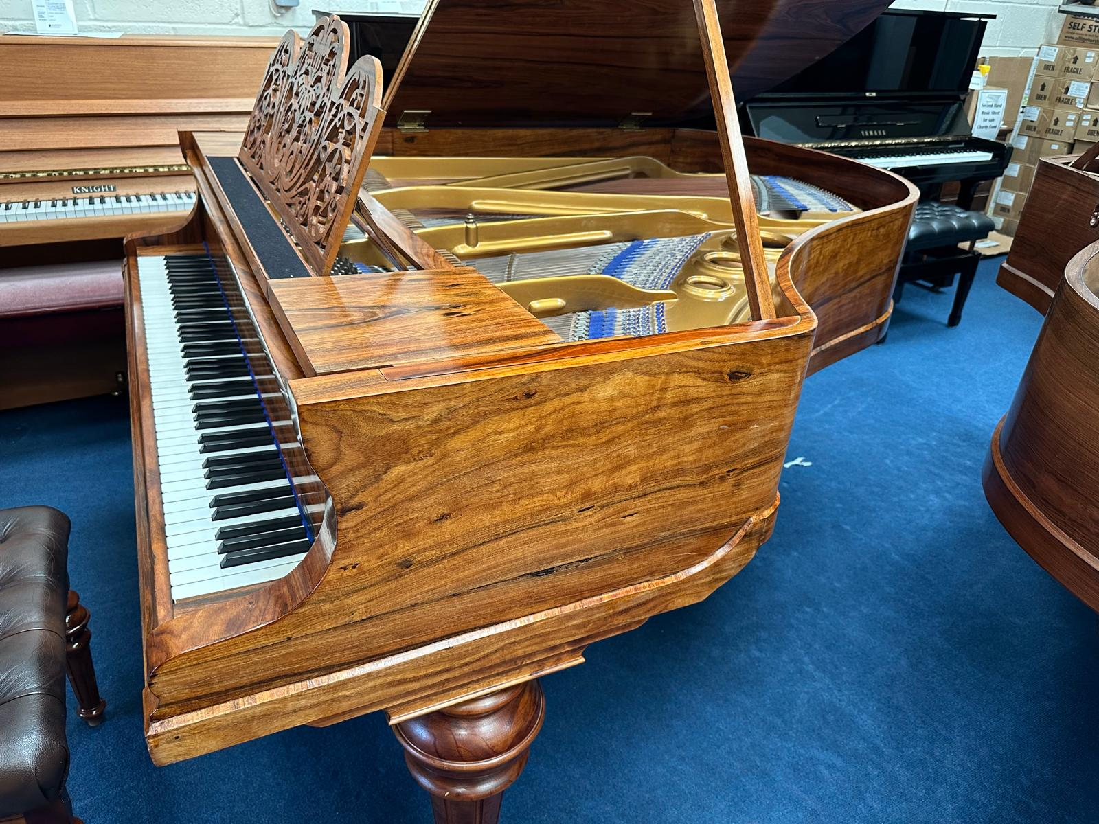 Bluthner VI Grand piano detail photo 4 - Roberts Pianos