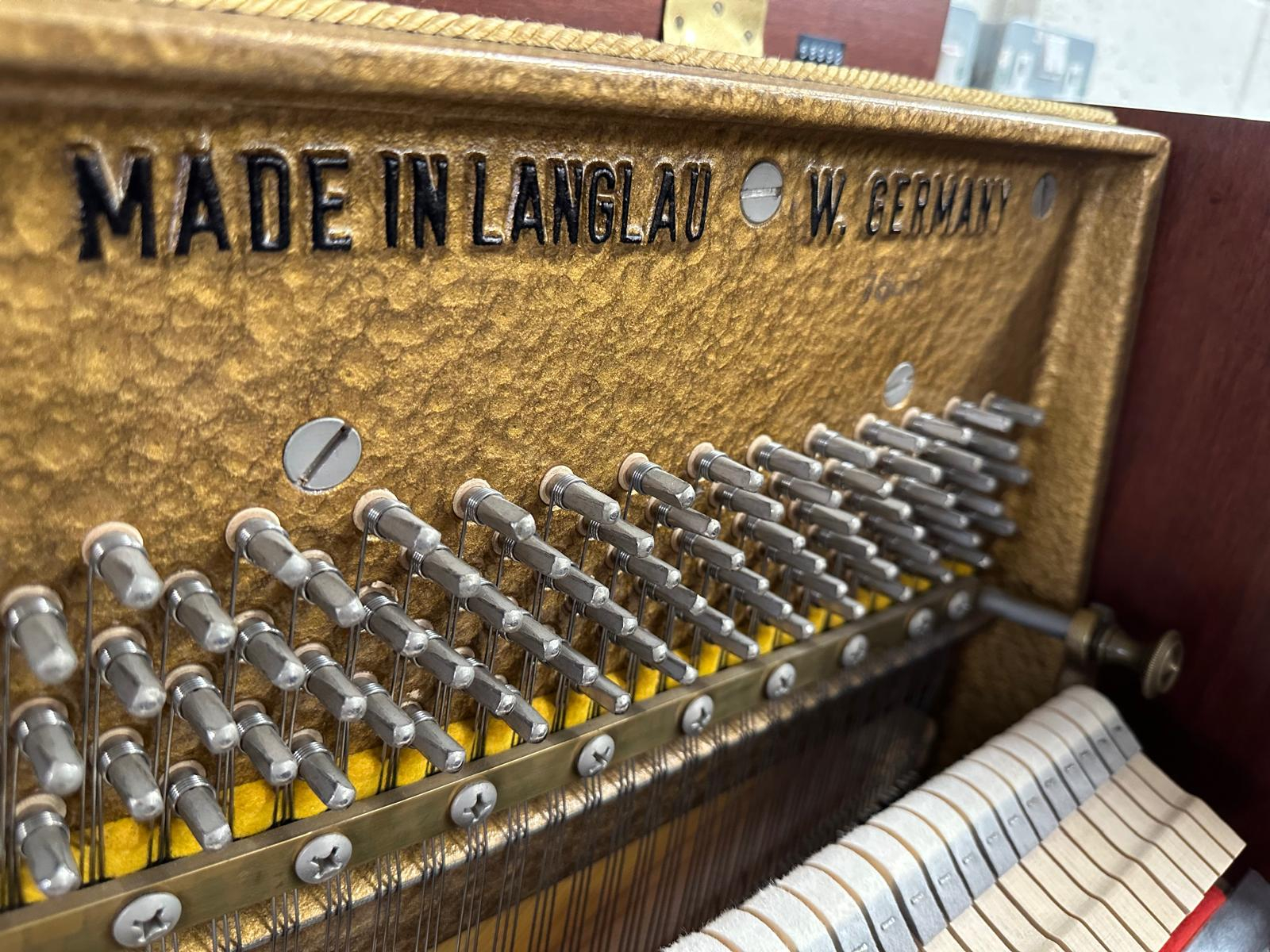 Feurich 123 Upright piano detail photo 5 - Roberts Pianos