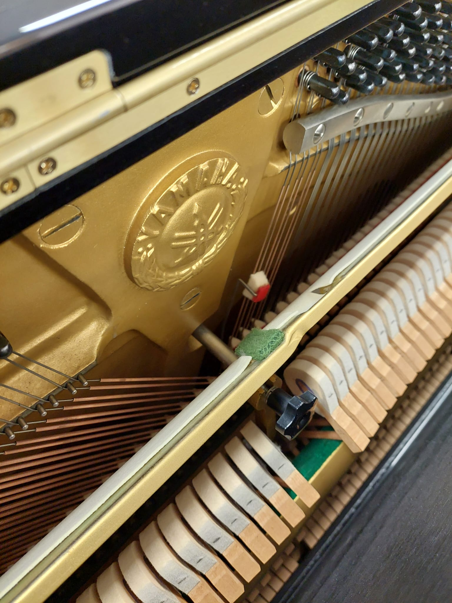 Yamaha U3H Upright piano detail photo 5 - Roberts Pianos